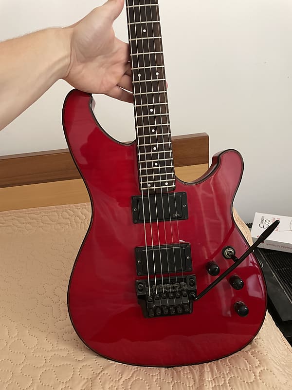 Ibanez RS530-TR Roadstar II Deluxe 1984 - Transparent Red (with EMGs) image 1
