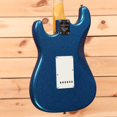 Fender Custom Shop Limited 1965 Stratocaster Journeyman Relic - Aged Blue Sparkle - CZ570996 - PLEK'd image 6