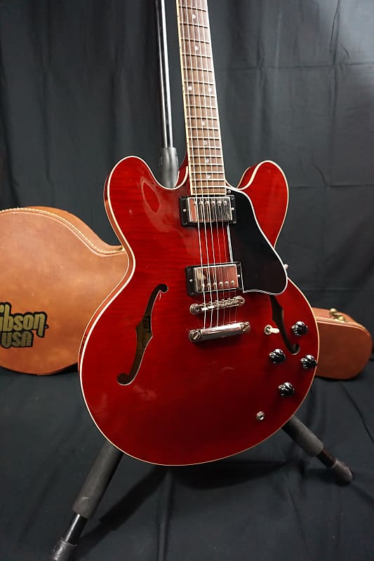 Gibson ES-335 Dot Reissue 1999 Cherry All Original OHSC (Soundcloud and  youtube demo)