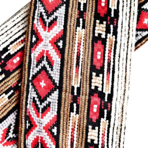 Native american beaded guitar strap new arrivals