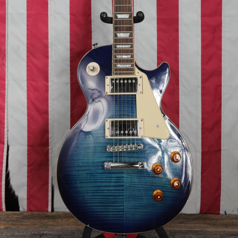 Epiphone Les Paul Standard 2010-2012 Blue Burst | Reverb