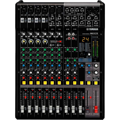 Yamaha MG124C 12 Channel Stereo Mixer 4 Bus Effects Dual Aux