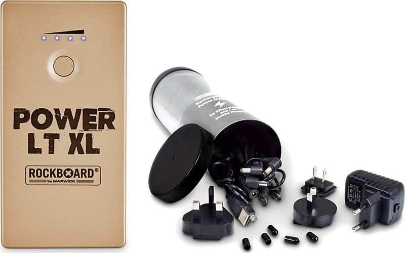 RockBoard Power LT XL Rechargeable Effect Pedal Power Bank - Gold image 1