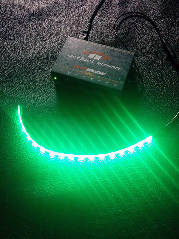 12" Pedalboard LED Strip Green Reverb