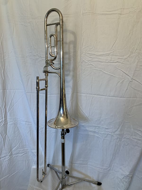 King 2103 3B Trombone with F-attachment, Silver-plated | Reverb