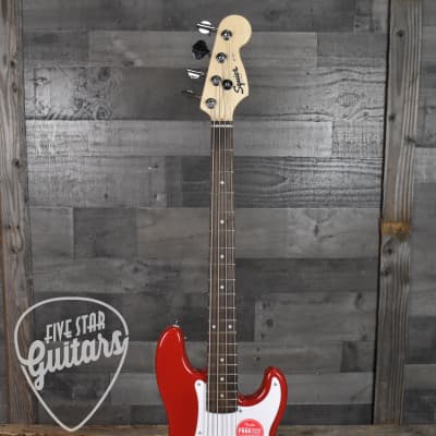 Squier Mini P Bass - Dakota Red image 3
