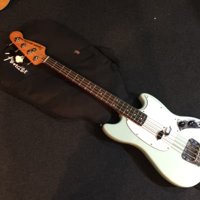 Squier by Fender Mustang CV Bass in Metallic Purple, EMG