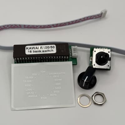 16 banks switch for Kawai R100, R50 or R50e drum machines
