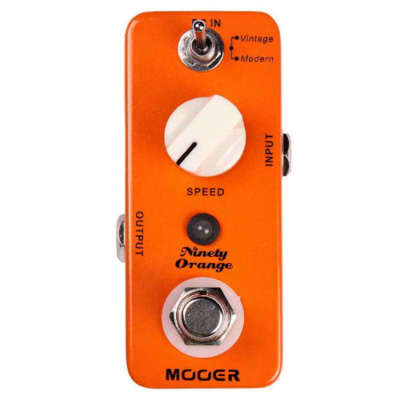 Mooer Ninety Orange Vintage Phaser Guitar Effect Pedal NEW image 1