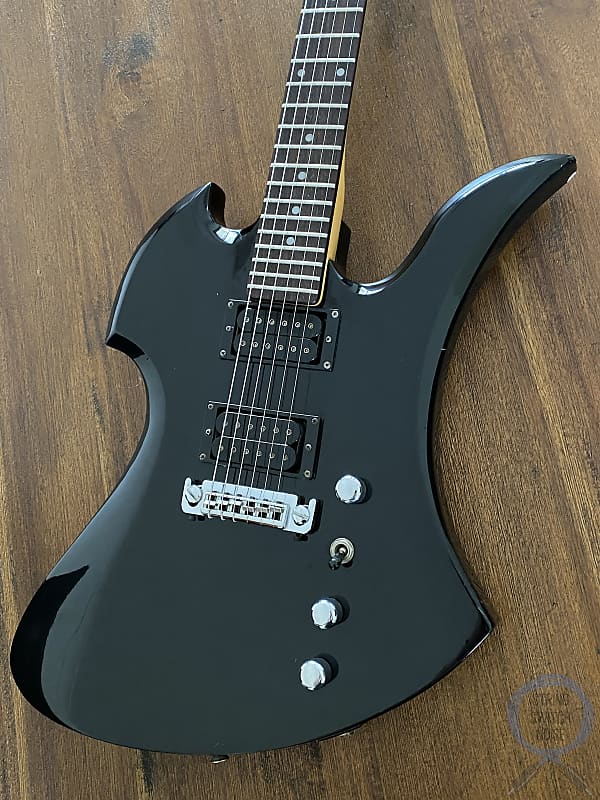 BC Rich Mockingbird Guitar, Black, MIJ, 1990, MG-601 | Reverb