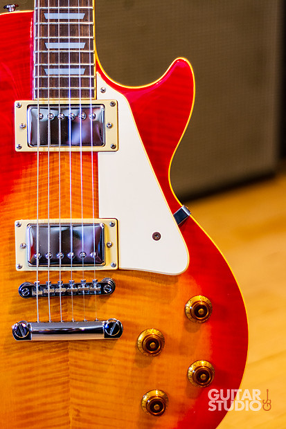 Epiphone Les Paul Standard Korea 1996 Cherry Sunburst | Reverb