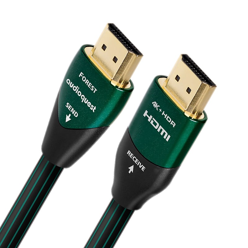 AudioQuest Forest 12.5m Black/Green Active HDMI Digital Audio/Video Cable image 1