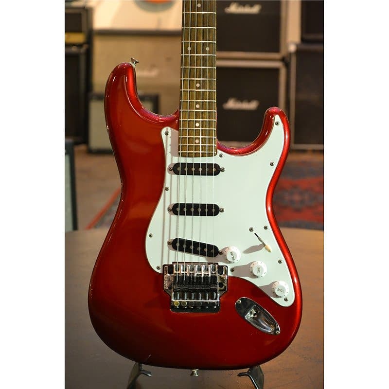1989 Fender Contemporary Stratocaster ST-562 candy apple red image 1