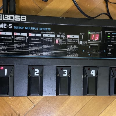 Boss ME-5 Guitar Multiple Effects 1980s - Black for sale
