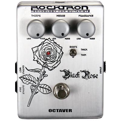 ROCKTRON - BLACKROCTAV - Boutique Stompbox Black Rose octaver for sale
