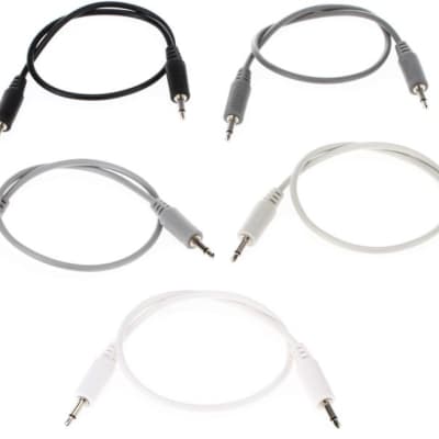 Moog RES-CABLE-SET-3 Modular Patch Cables - 12 inch (Assorted Colors) 5-pack