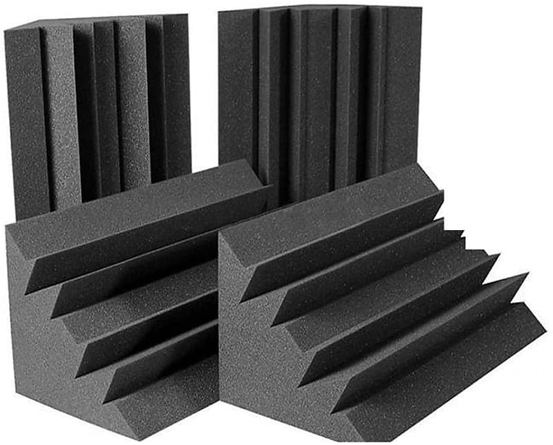 Acoustic Studio Bass Traps 9.4" X 4.7" X 4.7" Sound-Proofing, Sound Absorption image 1