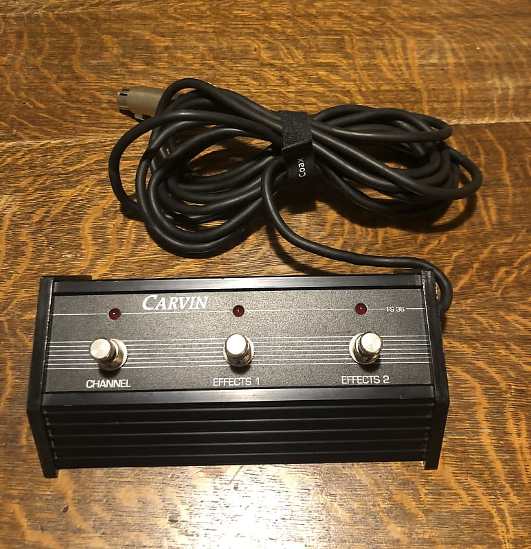 Carvin FS36 Amplifier Footswitch XLR Connection | Reverb