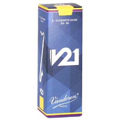 Vandoren Bass Clarinet V21 Reeds Strength 4.5, Box of 5 image 2