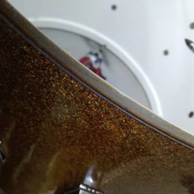 Ludwig 20"x14" Keystone Bass Drum 1965/66 – Champagne Sparkle – Restored image 5