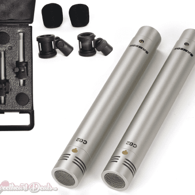 Samson C02 Pencil Condenser Microphones Supercardioid Stereo Pair image 1