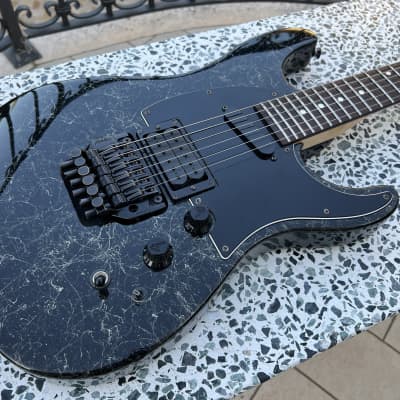 Fender Strat HM 1989-1991 - rare Blackstone color (superstrat with Lace Sensor and DiMarzio, Kahler Spyder) image 2