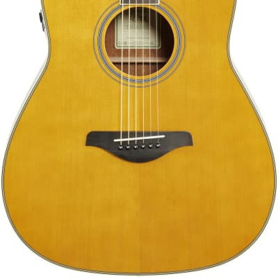 Yamaha - FG-TA - TransAcoustic Dreadnought Acoustic-Electric Guitar - Vintage Tint for sale