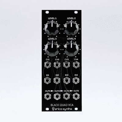 【なつ】Cwejman VCA-4MX クアッドVCA  | ユーロラック VCA-4MX Quad VCA Mixer - Cwejman – Big City Music