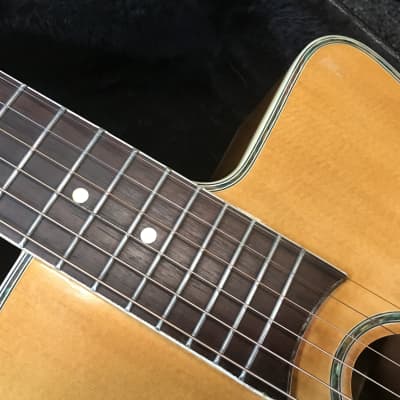 Woodland WM-300 vintage Gypsy Jazz Acoustic-electric Guitar Japan 1970s-1980s with hard case image 8