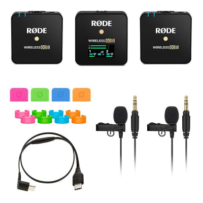 Rode Wireless GO 2 Dual Digital Wireless Microphone System with 2x
