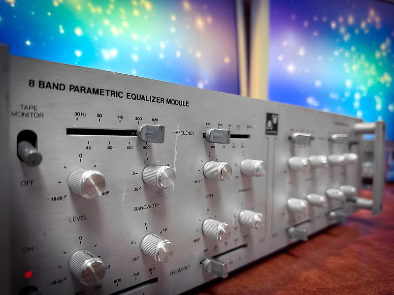 Superex  GEM-7 RARE Vintage Stereo Parametric Frequency Equalizer  			
