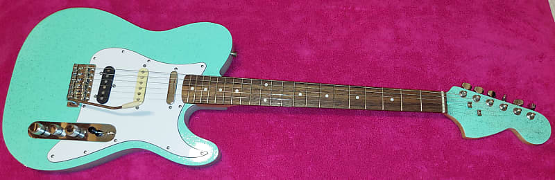 Partscaster  Telecaster Nashville  2020 Surf Green With Flakes image 1