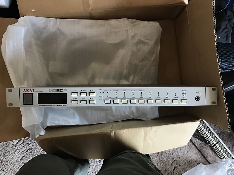 Akai AKAI ME80P Programmable MIDI Patchbay Fully Working 1988 