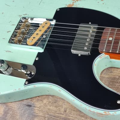 MyDream Partcaster Custom Built - Water Green Semi Relic Dreamsongs image 5