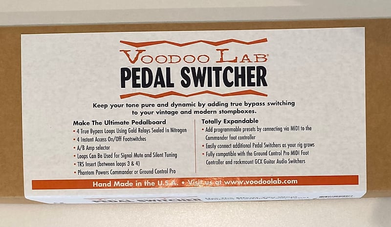 Voodoo Lab Pedal Switcher