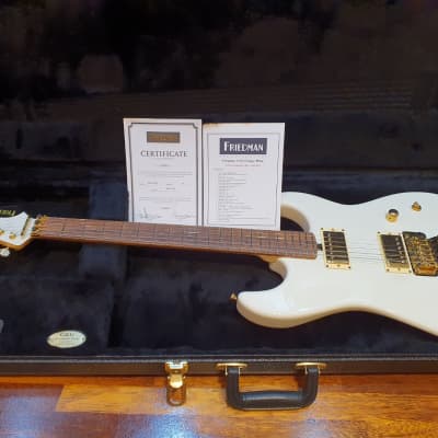 2020 Friedman CALI Vintage White Gold Electric Guitar image 2
