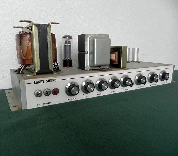 Rare Early Laney Sound (pre-supergroup) 60W PA 1968/1969 Valve / Tube Amplifier / Amp - Mullards image 1