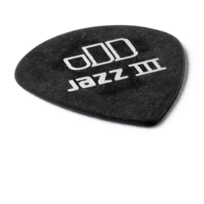 Dunlop 482R1.50 Tortex® Pitch Black Jazz III Guitar Picks 72 Picks image 4