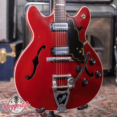 Guild Starfire V 1966 (Refinished) with Hardshell Case - Used for sale