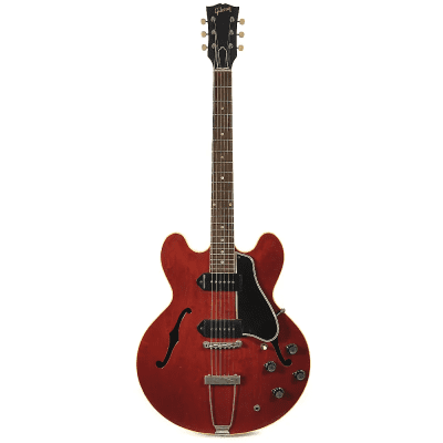 1976年製Gibson ES-175Tレアギター状態良好刻印PAF Gibson ES-175T 1976 Wine Red /Solid Black Rosewood FB /E