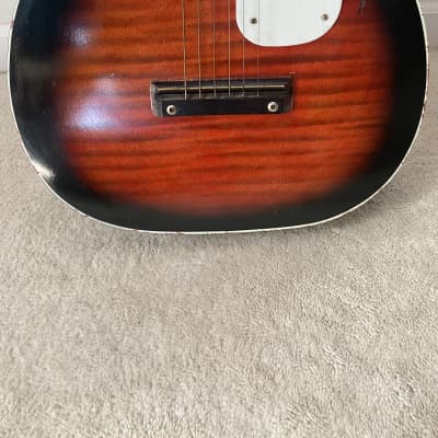 Harmony Stella 1969 - Fender Strat Head,  Brown Sunburst image 7