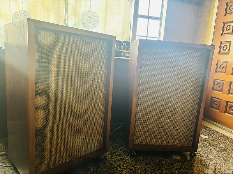 James B Lansing (JBL) C35 Vintage Style Cabinets-Original Components  			