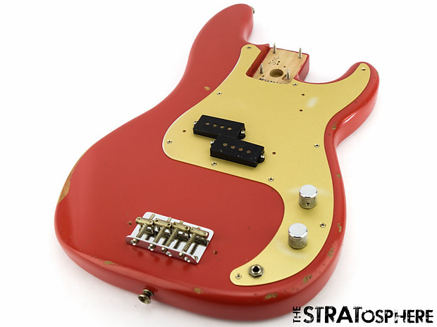 LOADED 50s Road Worn Fender Precision P BASS BODY 57 Relic LOADED 50s Road Worn Fender Precision P BASS BODY 57 Relic
