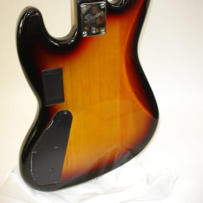 2015 Squier Deluxe Active Jazz Bass IV, 3-Color Sunburst image 12