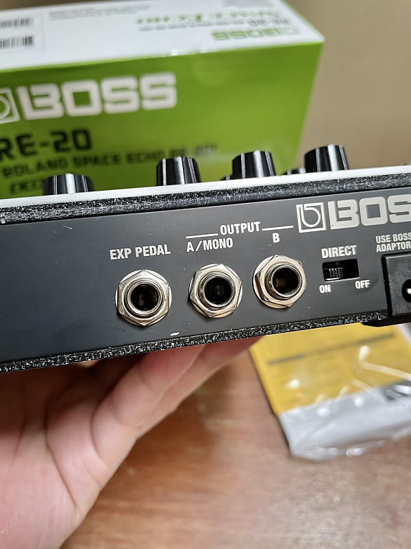 【美品】BOSS RE-20 Space Echo Boss RE-20 Roland Space Echo Tape Echo Simulator Guitar