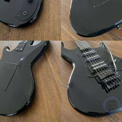 Aria Pro II Guitar, RS Hellcat, SUPER STRAT, Black, MIJ, 1986 image 5
