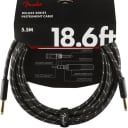 Fender Deluxe Series Instrument Cable, Straight/Straight, 18.6', Black Tweed