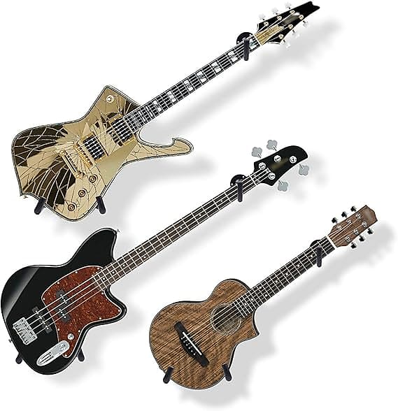 Electric Guitar/Bass/Ukulele Wall Mount Horizontal Guitar Reverb