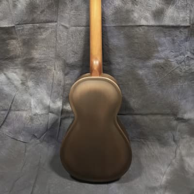 Minolian Parlour Resonator Guitar - Brass Body - 'Antique' Copper Finish image 2