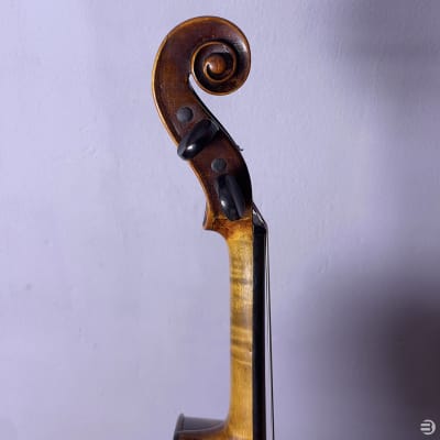 Anonymous German Violin - Possible Widhalm School - 19th Century - LOB: 358 mm - w/ Neck Graft image 13